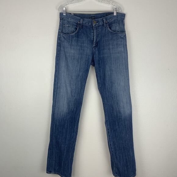 Citizens of Humanity Jeans Mens 34x32 Perfect Straight Leg Medium Wash Denim COH